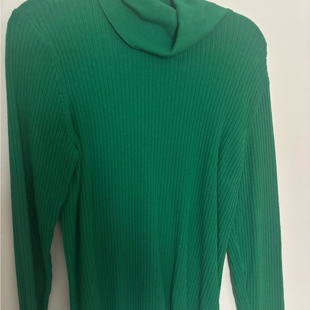 Talbots Emerald Cowl Neck Sweater